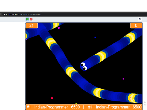 Slither.io record! 6.5K!
