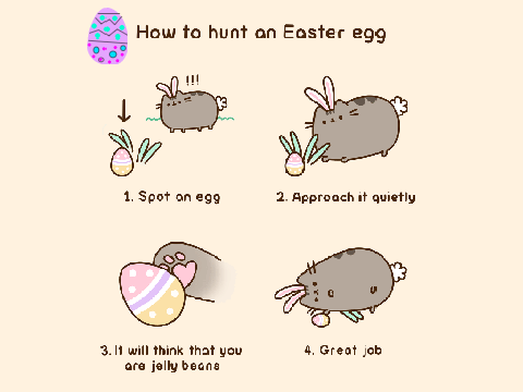 Easter Pusheen ( Happy Early Easter )