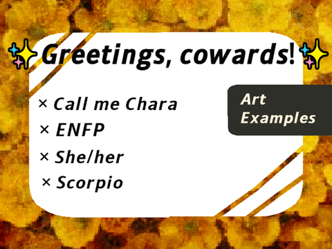 Welcome to my profile!