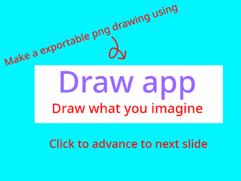 How to export your drawing - Draw app!