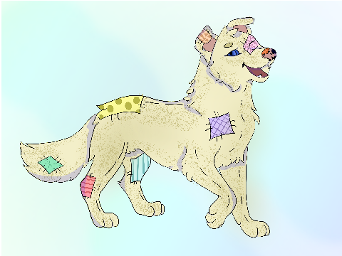 Patch-work dog OC