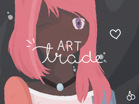 art trade with @mirai- :D <33