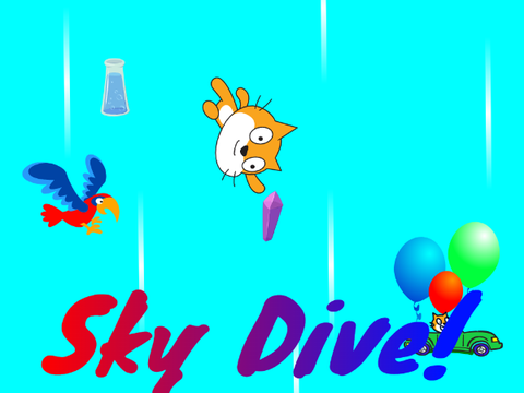 Sky dive!  mobile compatible #games #all