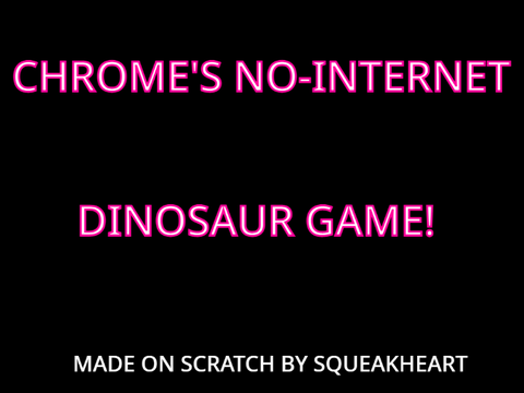 Chrome's no-internet dinosaur game