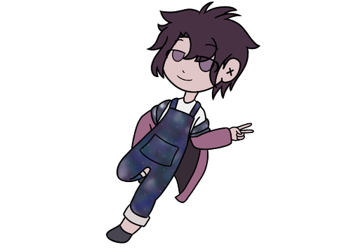 Kaiya Momota, but chibi.