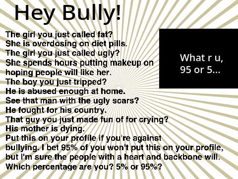 MESSAGE TO BULLYS!!! REMIX THIS! remix remix remix remix remix remix remix remix