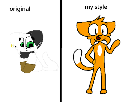 I'll draw your art in my style! Entry