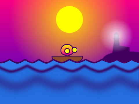 Mango goes out boatin'