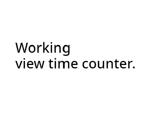View time counter