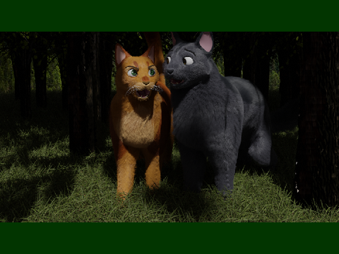 Fireheart and Greystipe render