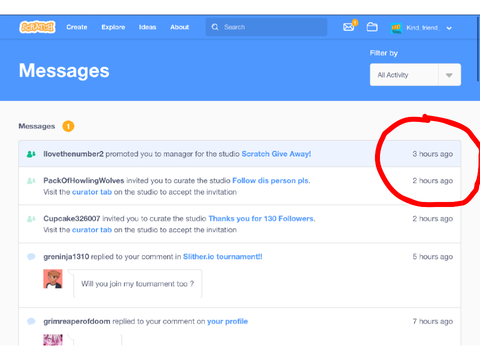 A weird glitch in my messages
