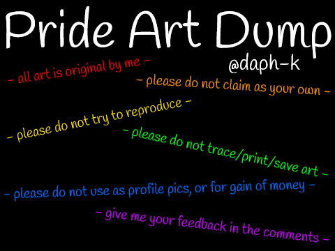 Pride Art Dump