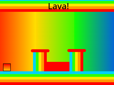 Rainbow, a platform game