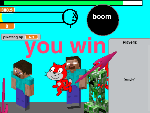 Add Yourself Fighting a Scratch Boss! remix