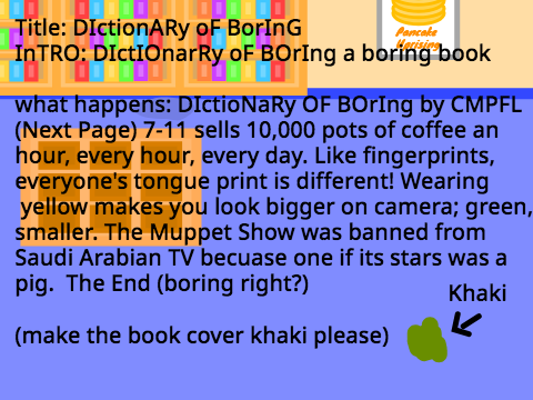 DIctIoNary of BoRing