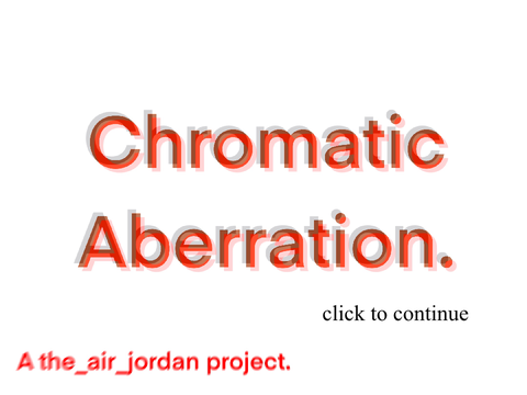 Chromatic Aberration