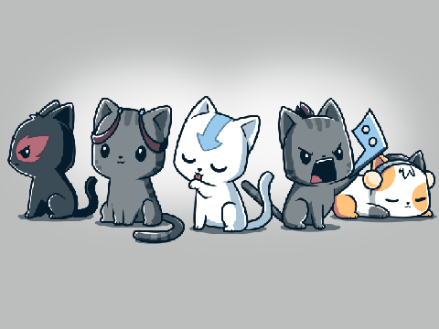 The avatar characters in animal form!