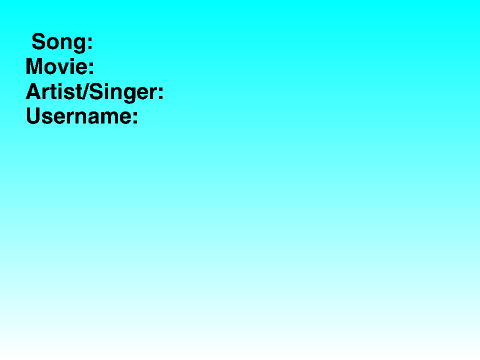 Disney Singing Contest