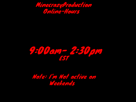 MinecrazyProduction Online-Hours