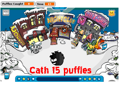 Puffle Cathing Game!
