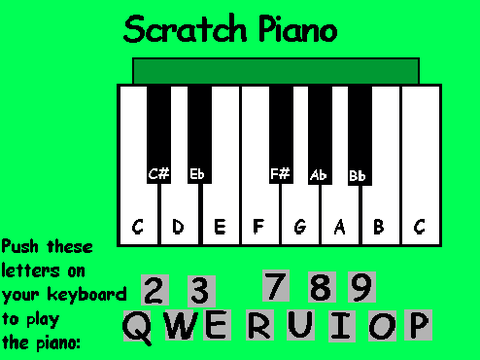 Scratch Piano