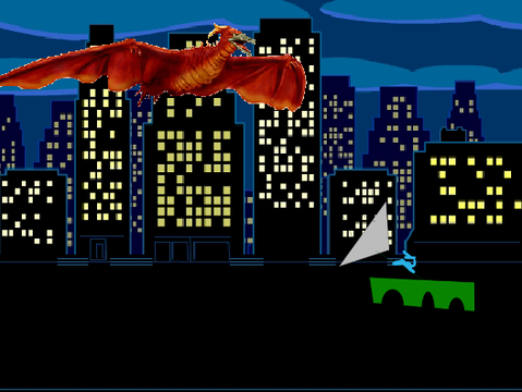 ファイヤーラドン攻撃ゲーム