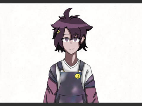 Kaiya blinking.