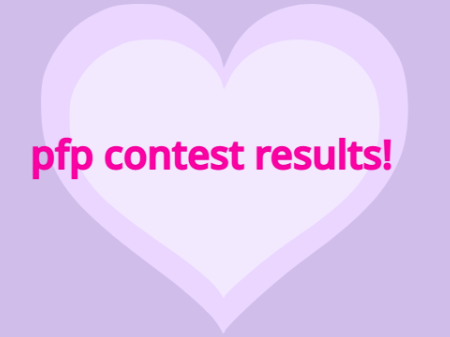 results for 100 followers pfp contest