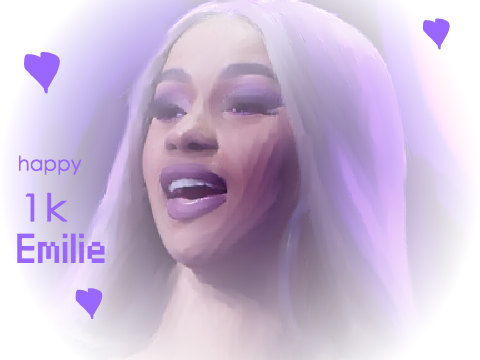 ⚘⟩ happy 1k, emilie