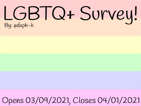 LGBTQ+ Survey! Xavi's answers!