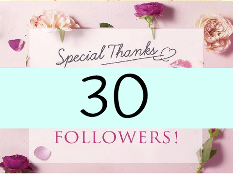 Thanks to 30 Follower