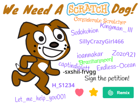 Petition to add a Scratch Dog! remix remix remix remix