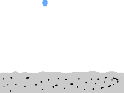 Satisfying rain drop animation