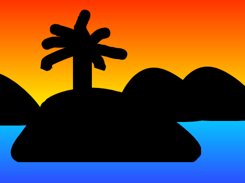 Sunset Island - Parallax