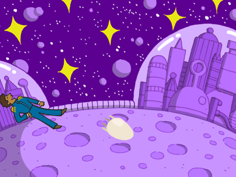 Mr egg on an adventure