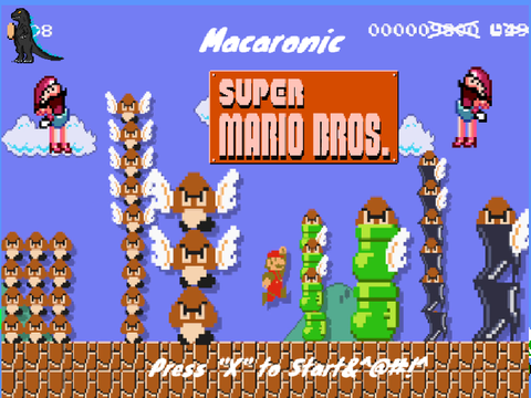Super Macaronic Mario (NES)