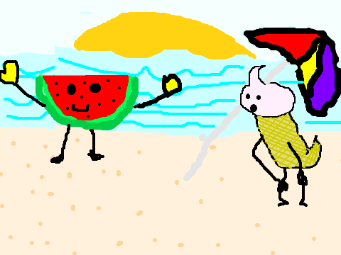 twerky bob ice cream featured in this is how we do by katy perry with steve water melon