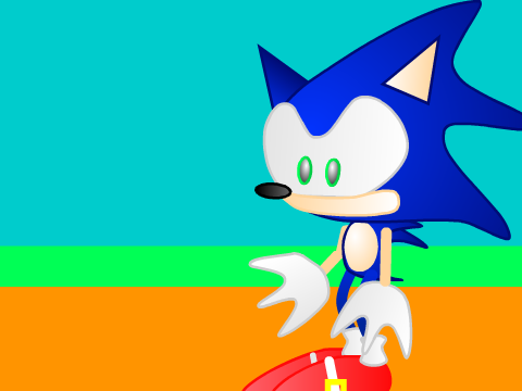 Sonic uses the word