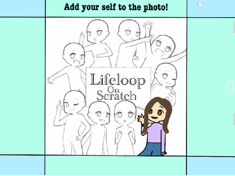 Add yourself to the photo!