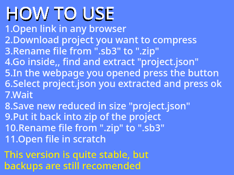 project.json Size Reducer