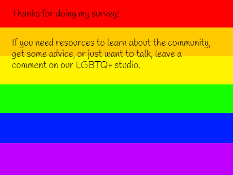 LGBTQ+ Open Survey! remix