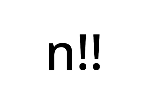 n!!