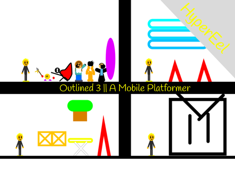 Outlined 3 || A Mobile Platformer #All #Animations #Art #Games #Music #Stories #Tutorials