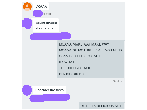 My group chat out of context