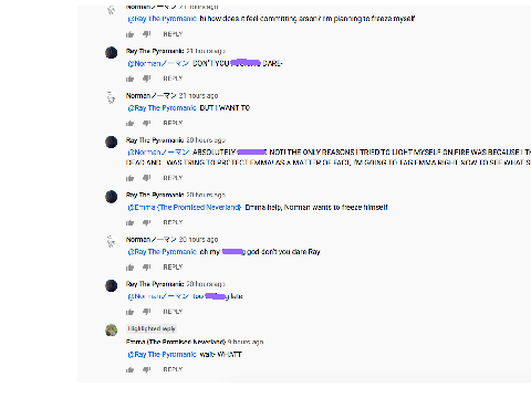 Cosplay conversation I had (TPN)