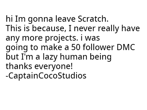 I'm leaving Scratch 