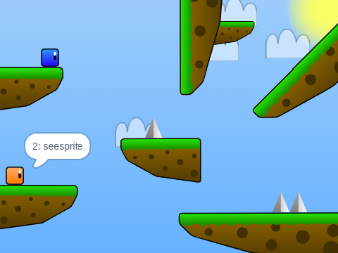 Improved Cloud Multiplayer Platformer