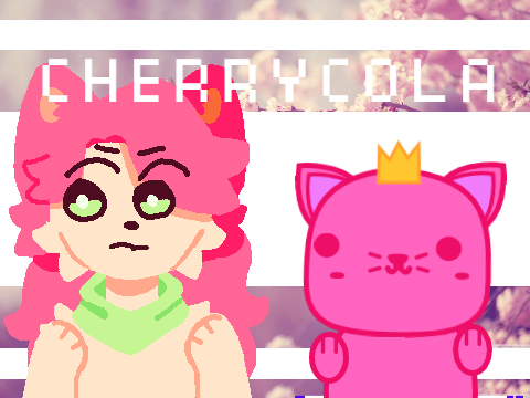 cherry cola meme || fake collab