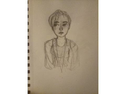 More Self Portraits? (Or a Pencil and Paper Art Dump)