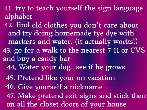 111 Things to Do When You're Bored!  remix remix